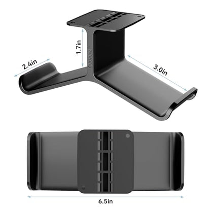 Controller Holder,Headphone Stand Headset and Controller Stand Under Desk Controller Holder with Strong Double Sided Tape Universal Design for Xbox ONE, PS5, PS4, PC