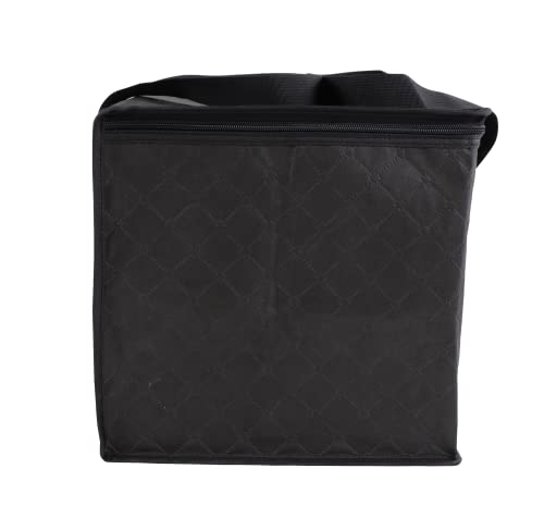 Allplay Lightweight Board Game Bag, Black | Dual Layer Non-Woven Fabric, Carrying Handle, Zippered Lid, Water Resistant - color: Black