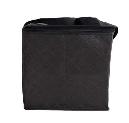 Allplay Lightweight Board Game Bag, Black | Dual Layer Non-Woven Fabric, Carrying Handle, Zippered Lid, Water Resistant - color: Black