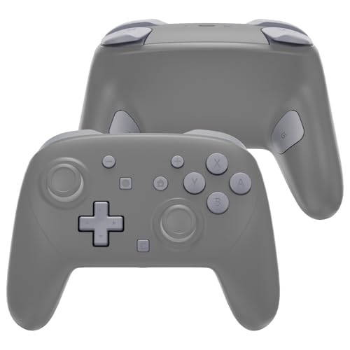 eXtremeRate DIY Replacement Full Set Buttons for Nintendo Switch 2 Pro Controller, Custom ABXY Dpad + - Home Capture Power L R ZR ZL Triggers Sync GL GR Buttons for Switch 2 Pro - New Hope Gray - color: New Hope Gray