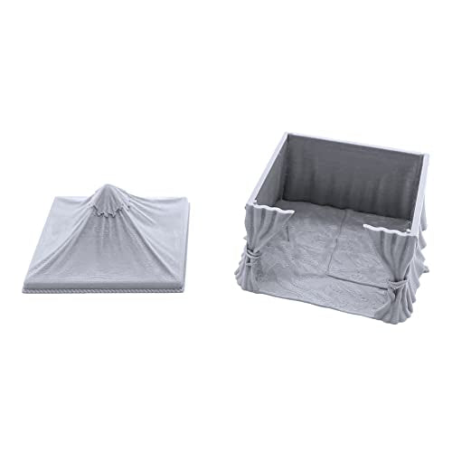 EnderToys Traveler's Camp II by Printable Scenery, 3D Printed Tabletop RPG Scenery and Wargame Terrain 28mm Miniatures