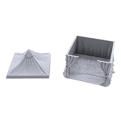 EnderToys Traveler's Camp II by Printable Scenery, 3D Printed Tabletop RPG Scenery and Wargame Terrain 28mm Miniatures