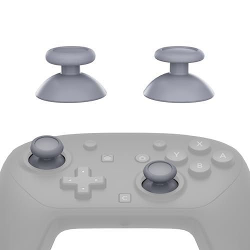 eXtremeRate Replacement 3D Joystick for Nintendo Switch 2 Pro Controller, Left Right Analog Stick Thumbsticks with Screwdriver Tools for Switch 2 Pro Controller, Multi-Colors Options - New Hope Gray - color: New Hope Gray
