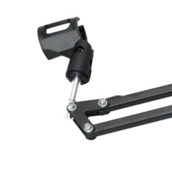TECHTONGDA Microphone Mounting Bracket Desk Mic Arm Microphone Stand with Desk Mount Mic Suspension Boom for Live Streaming, Gaming, Podcasting, Radio