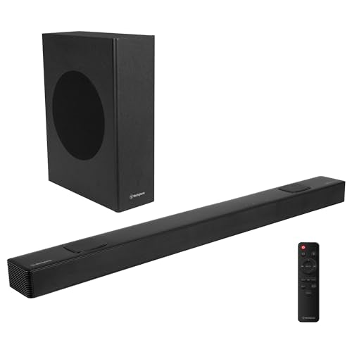 Westinghouse 5.1.2 Soundbar w/Wireless Subwoofer, 400W Max Output Surround Sound w/Dolby Atmos & Dolby Digital Plus, Home Theater Audio, HDMI/eArc, Bluetooth, Roku TV Ready - size: 5.1.2 Channel Soundbar with Subwoofer