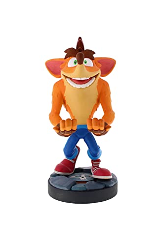 Exquisite Gaming Crash Bandicoot Cable Guys Controller Holder & Phone Stand, Device Organizer
