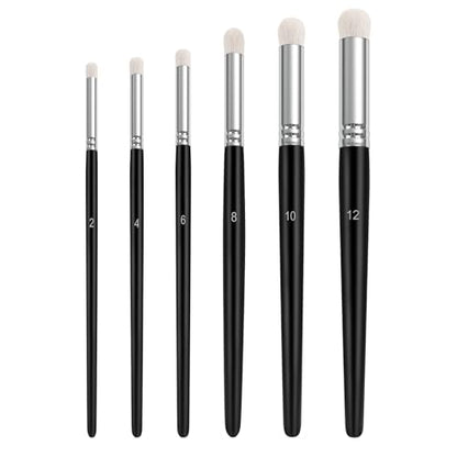 Dry Brush Set, 6 Different Sizes | Professional Art & Advanced Acrylic Paint Brushes, Detail Paint Brush, Model Wargames Miniature, Watercolor Oil Painting