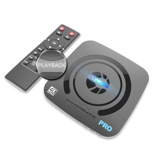 UHD Pro, 4K Video Recorder, HDMI Capture DVR with H.265/H.264 Codec, Cinematic 24fps Recording(Up to 30fps), 4K@60fps Passthrough, Pause/Resume Recording.