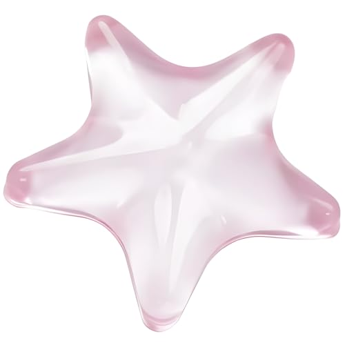 Gel Wrist Rest for Keyboard and Mouse Transparent Pink Sea Star Elbow Pad Cushion Ergonomic Cute Clear Cool Mouse Wrist Pad Silicone Non-Slip Support for Computer Gaming Office Hand Pillow Ocean Beach - color: Star Pink