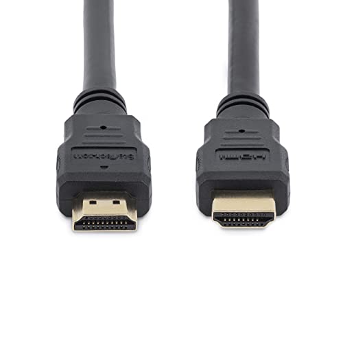 StarTech 1ft Short HDMI Cable, 4K 30Hz, Male to Male (HDMM30CM) | Ultra HD 4k x 2k HDMI Cable, High Speed HDMI 1.4, Audio/Video Gold-Plated, 30cm HDMI 1.4 Cable - size: 0.3 meter