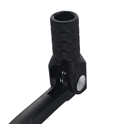 CNC Aluminum Motorcycle Gear Shifter Lever, Foldable Pedal Shifter Fit for 50cc 110cc 250cc CRF50 XR50 XR CRF Dirt Pit Monkey Bike Motorcycle ATV Quad Black Black - color: Black
