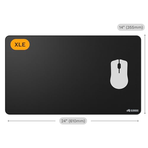 Glorious Gaming Mouse Pad GMP 2 - Extended XL - Spill-Proof Mouse Pad, Optimised for Gaming Sensors, Balanced for Speed & Control, Anti-fray Edges - 24" x 14" x 0.12" - Extra Large Extended Desk Mat