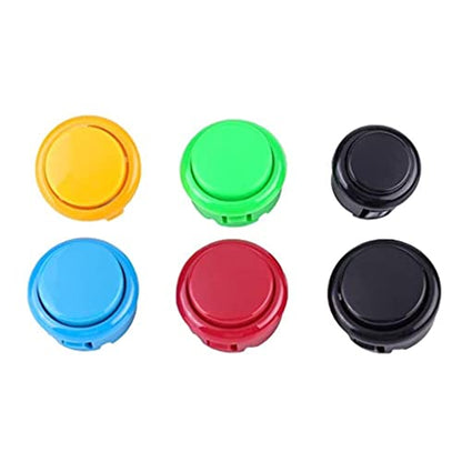 allesoky Build Your Own Arcade Gaming System with 1 Player DIY Kit - Joystick and Button Kit for MAME PC Cabinet Build - Compatible Accessories Included