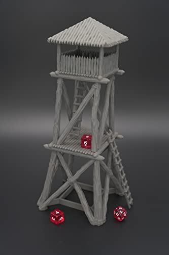 EnderToys Viking Watchtower by Terrain4Print, 3D Printed Tabletop RPG Scenery and Wargame Terrain for 28mm Miniatures