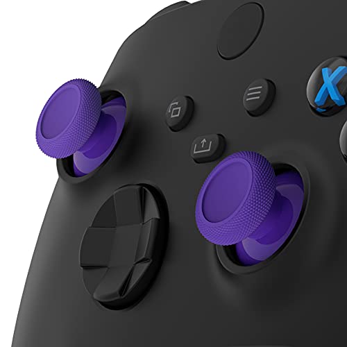 eXtremeRate Replacement Thumbsticks for Xbox Series X & S Controller, Joysticks Repair Kit for Xbox Wireless Controller, Custom Analog Stick Buttons for Xbox One S/X/Elite Controller - Purple - color: Purple