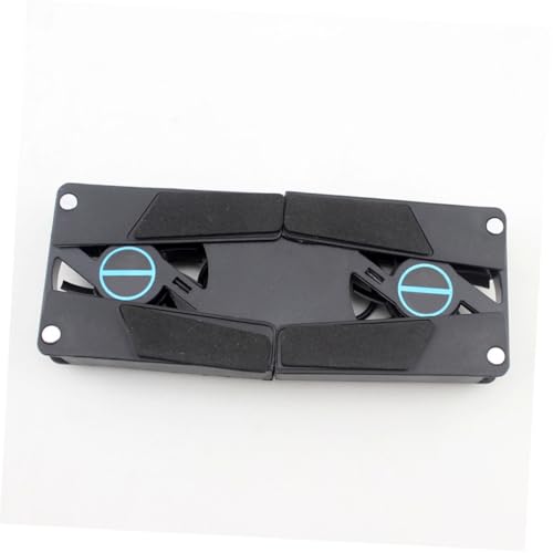 SEWACC 2PCS Dual Fan Laptop Cooling Pad with Slip Mat Low Noise USB Cooler Stand for All Laptop Ventilated Support Base for Enhanced Heat Dissipation
