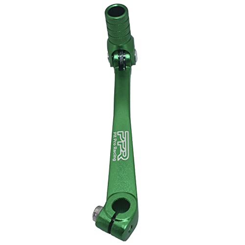 CNC Aluminum Motorcycle Gear Shifter Lever, Foldable Pedal Shifter Lever Fit for CRF50 XR50 XR CRF 50cc 110cc 250cc Dirt Pit Monkey Bike Motorcycle ATV (Green) - color: Green