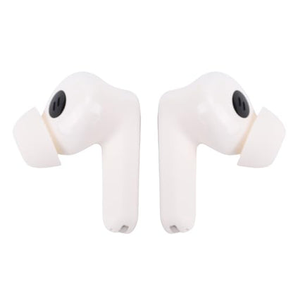 ciciglow Wireless Gaming Earbuds, 2.4GHz Bluetooth Dual Mode Earbuds with ENC Mic, 3D Sound Quality Low Latency for Phone Tablet Laptop (White) - color: White