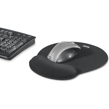 Allsop Mouse Pad Pro Memory Foam Mouse Pad - Black (30203),(Pack of 6) - color: Black, size: 10.8L x 10.6W inches (Pack of 6)