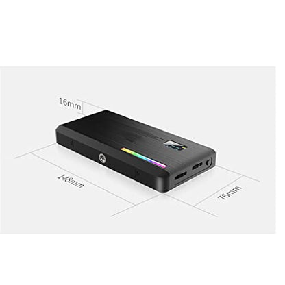 RGB Lampu Video LED 2500K 9000K Dapat Berkedip Ponsel Pintar DSLR Kit Fotografi