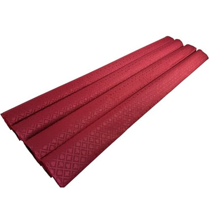Speed Cloth Poker Table Fabric - 108X60 Inch Section of Casino Card Game Table Felt Top Cover Accessories - Burgundy - color: Burgundy