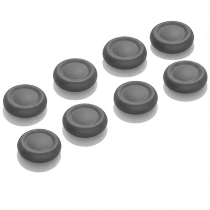 Ferkurn Replacement Thumb Grips Cap Compatible with PS5/4 Controller Edge Accessories, Anti-Slip Anti-Stickiness Anti-Scratch Joystick Caps Controller Thumbstick Grips Replacement Button, Repair Part - color: Grey