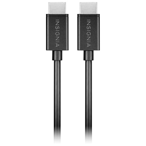 INSIGNIA 4K Ultra HD HDMI Cable – High-Speed 18Gbps, HDR, ARC, Ethernet – Compatible with TV, Monitor, PS5, Xbox, Blu-ray, Laptop (HDMI Cable, 8 ft) - size: 8 ft, style: HDMI Cable