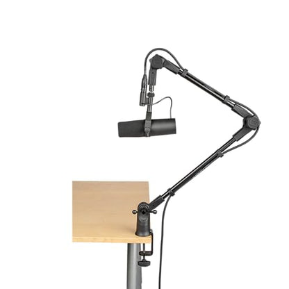 Gator Frameworks Slim Profile Desk-Mounted Mic Stand Boom Arm for Broadcasts, Podcasts, Content Creation, Live Streaming, & Similar Applications (GFWMICBCBM0500) - style: 500 Series