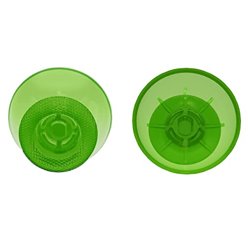 eXtremeRate Clear Green Replacement Thumbsticks for PS5 Controller, Custom Analog Stick Joystick for PS4 Controller Universal - color: Clear Green