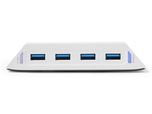 PowerA 4-Port USB 5Gbps Hub for PlayStation®5, USB 3.2, AC Powered, Weighted Base, Officially Licensed - style: USB Hub