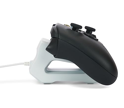 PowerA Solo Charging Stand for Xbox Series X|S - White, works with Xbox One, charging Station for Xbox Wireless Controller, officially licensed - style: Solo Charge White