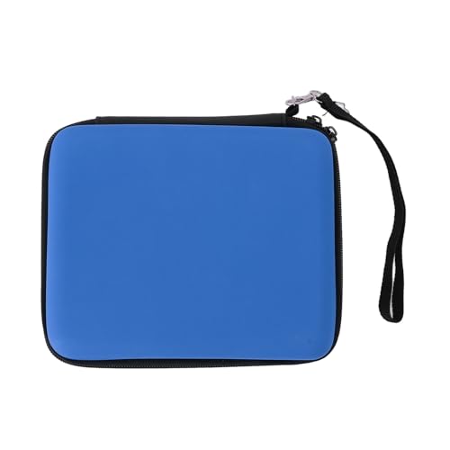 LUCKDANO Carrying Case for 2DS - Protective Hard Shell with 8 Game Card Holders - Compatible with 2DS Console Accessories Shockproof & Travel Case Portable Pouch with Wrist (#14) - color: Blue