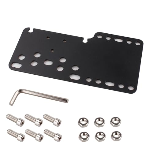 RASTP PC USB Handbrake Plate For SIM Racing Games Logitech G27 G25 G29 T500 T300(ONLY Plate) - color: Style A-Black