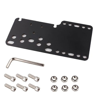 RASTP PC USB Handbrake Plate For SIM Racing Games Logitech G27 G25 G29 T500 T300(ONLY Plate) - color: Style A-Black