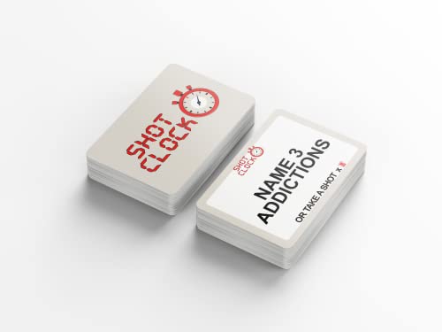Shot Clock - Black Owned Drinking Card Games for Adults Urban Trivia Game - Great Drinking Games for Adults Party Shots A Fast Moving Intoxicated Card Game