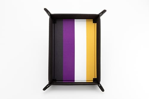 FanRoll Pride Dice Tray – Nonbinary - color: Nonbinary