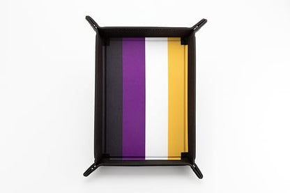 FanRoll Pride Dice Tray – Nonbinary - color: Nonbinary