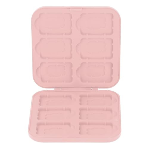 goodstumbler 12 in 1 Game Card Case Universal Compatible with Nintendo Switch: 12 Cartridge Slots Silicon Game Storage Holder for Storage Card SDHC Memory Card and More (Pink) - color: Pink