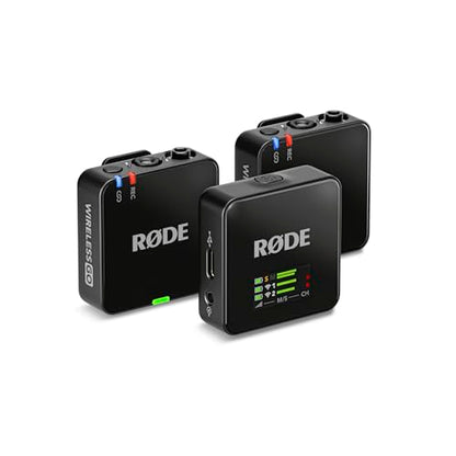 RØDE Wireless GO III (Gen 3) – Compact Wireless Mic – Pristine Audio, 32-bit Float Recording, Automatic Level Control, for Phones, Cameras and Computers (Black) | Dual-Channel, 32-Bit Float Recording, Series Iv 2.4ghz, 260m Range, USB-C, Up to 7-Hr Batter