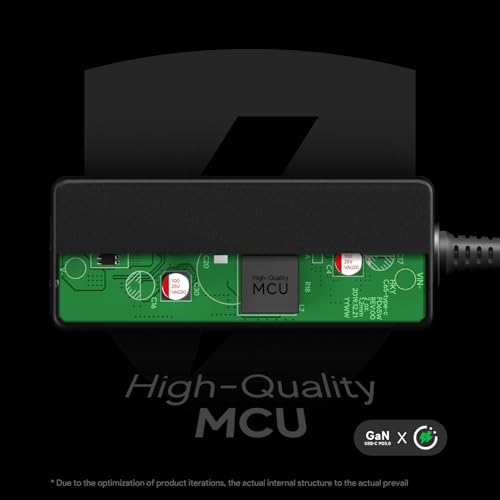 65W USB C Charger for TobenONE 18 in 1 Laptop Docking Station, ULANZI 40W Pro Portable LED Video Light, Laptop HP Omnibook 5 X 14 Next Gen AI PC UOWAMOU BTC501 BTC512 Dell 14 Plus Power Supply Cable