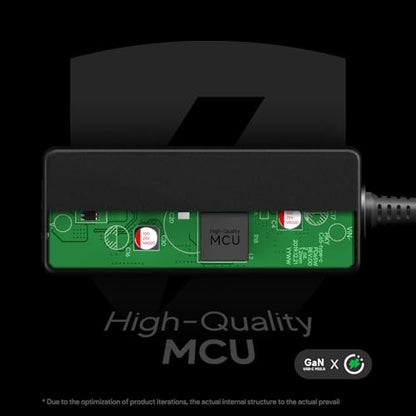 65W USB C Charger for TobenONE 18 in 1 Laptop Docking Station, ULANZI 40W Pro Portable LED Video Light, Laptop HP Omnibook 5 X 14 Next Gen AI PC UOWAMOU BTC501 BTC512 Dell 14 Plus Power Supply Cable