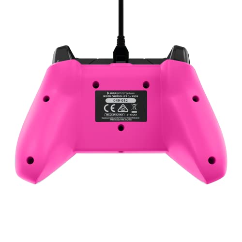 PDP Wired Controller Fuse Black for Xbox Series X|S, Gamepad, Wired Video Game Controller, Gaming Controller, Xbox One, Officially Licensed - Xbox Series X - color: Fuse Black