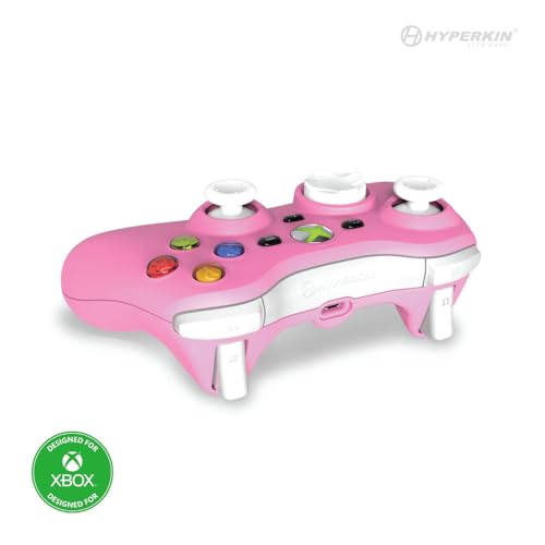 Hyperkin Xenon Wired Controller, Pink | Plug and Play Gaming Gamepad, 3.5MM Audio Jack, Impulse Triggers, Pink - color: Pink
