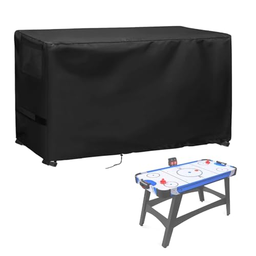 5 FT Game Table Cover for Tabletop 58in Mid-Size Arcade Style Air Hockey | 59.5x28.5x35,Waterproof Dustproof Heavy Duty Oxford Fabric,for 58in Mid-Size Arcade Style Air Hockey Table for Game Room - size: Game Table-59"x 28"x 35"