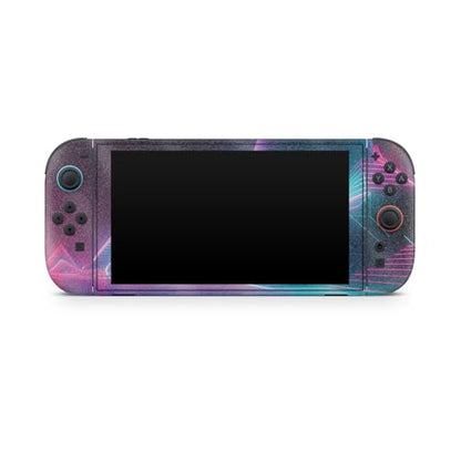 Glossy Glitter Gaming Skin Compatible with Nintendo Switch 2 Console Only - Planetary Grid - Premium 3M Vinyl Protective Wrap Decal Cover - Easy to Apply | Crafted in The USA by MightySkins - color: Planetary Grid, size: Switch 2 Console Skin Only, style: