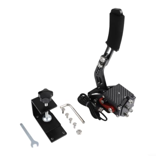 PC USB Handbrake For Racing Games Handbrake For LO-GITECH For G27 For G29 For 920 For T500 For T3000 For Hall Sensor(Black) - size: Black