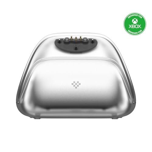 8BitDo Charging Dock for Xbox Wireless Controllers, Xbox Charging Station with Magnetic Secure Charging for Xbox Series X|S and Xbox One Controller - Officially Licensed (White) | Officially licensed, Xbox Series X|S and Xbox One wireless controllers,1100