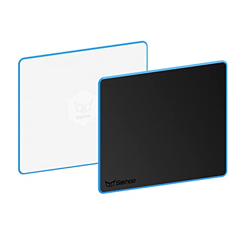 Plastic Resin Hard Mouse Pad Premium Esports Waterproof Ultra Smooth No Irritating Smell Environment Fast and Accurate Control for Office and Gaming Laptop - color: Plastic Resin-Blue, size: 9.45x7.87in