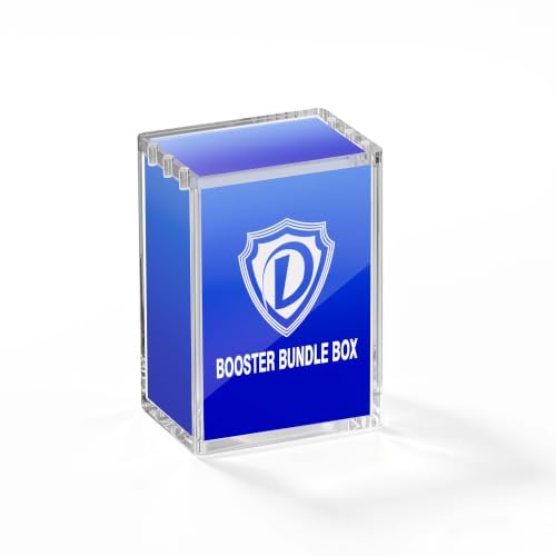 Booster Bundles and TCG Boxes Acrylic Display Box with Magnetic Sliding Cover Design Stackable Clear Display Box for Trading Card Collection(Booste Bundle Box Case,1 Pack) - size: Booste Bundle Box Case