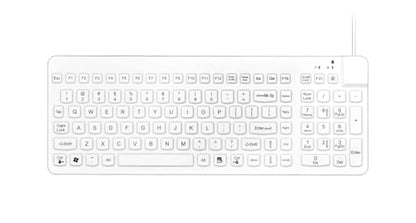 Man & Machine Really Cool Keyboard, Sealed Waterproof - White - color: White